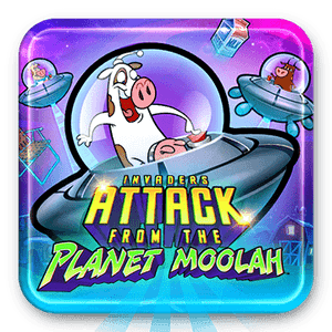 INVADERS ATTACK FROM THE PLANET MOOLAH SLOT MACHINE 